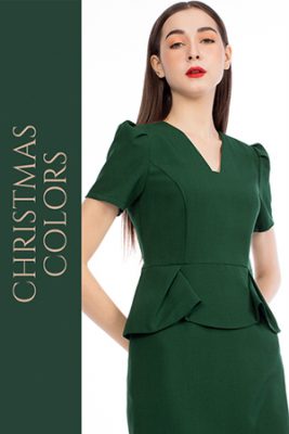 Christmas colors thoi trang cong so